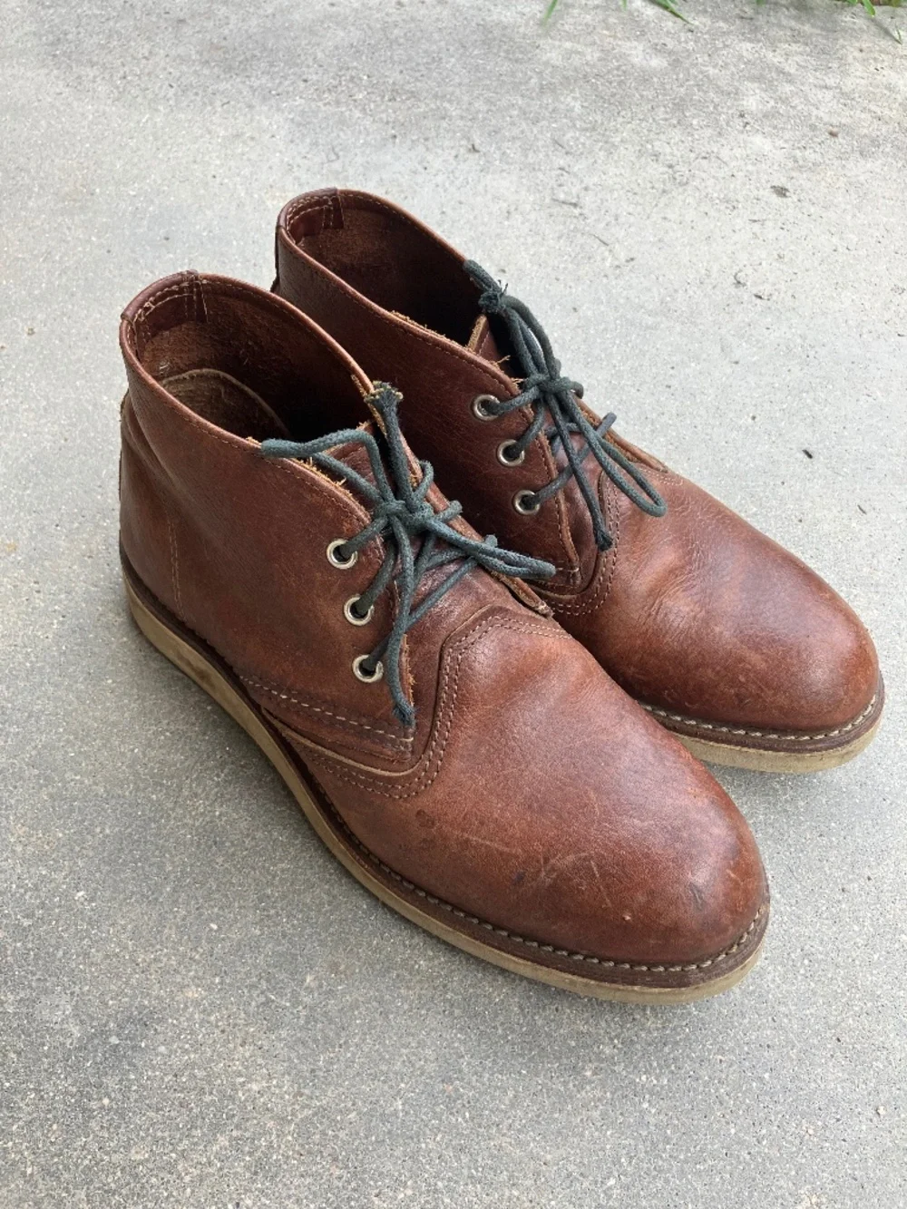 Red Wing 3141 Work Chukka Sz 7US Brown Leather Shoes